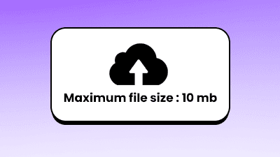 Step 1: Upload