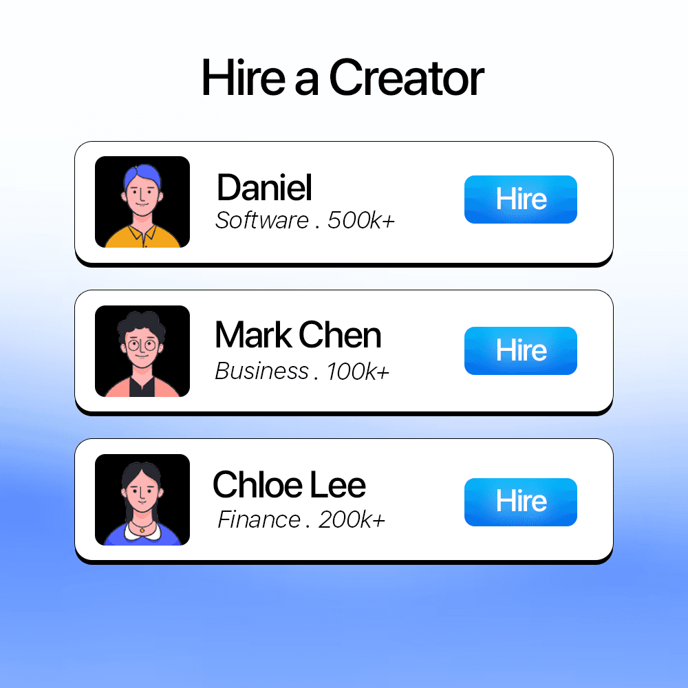 Hire Creator